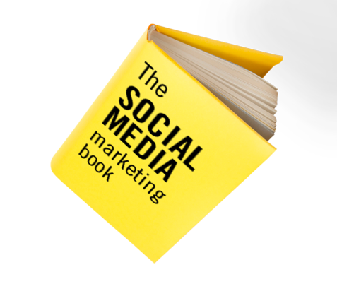 Gul bog med titlen The Social Media Marketing Book